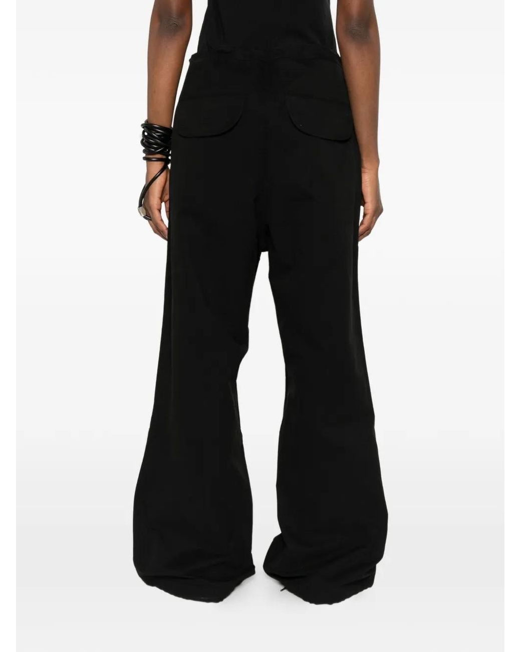 Entire studios Black Drawstring Cargo Trousers
