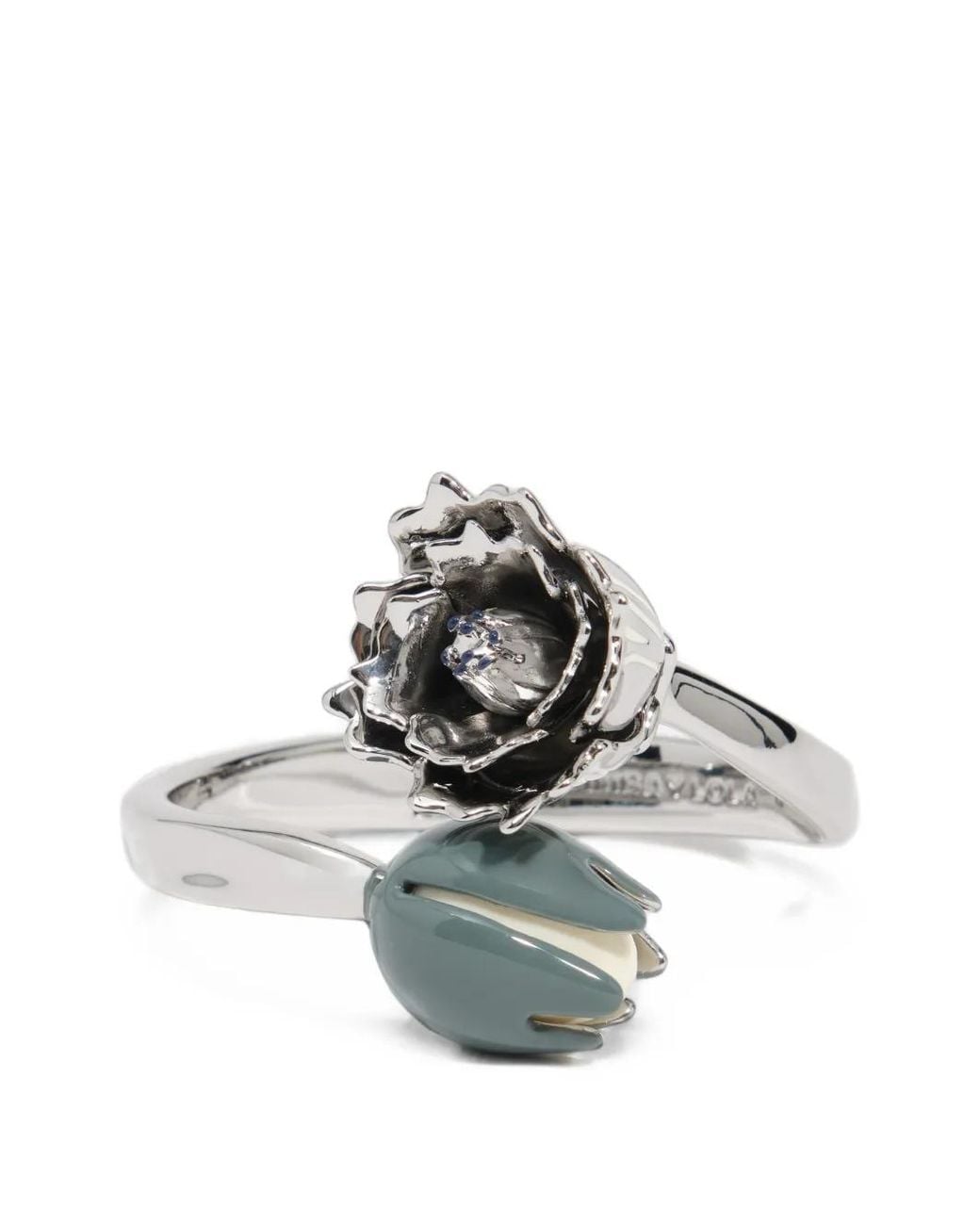 Bimba Y Lola Metallic Enameled Tulip Bracelet