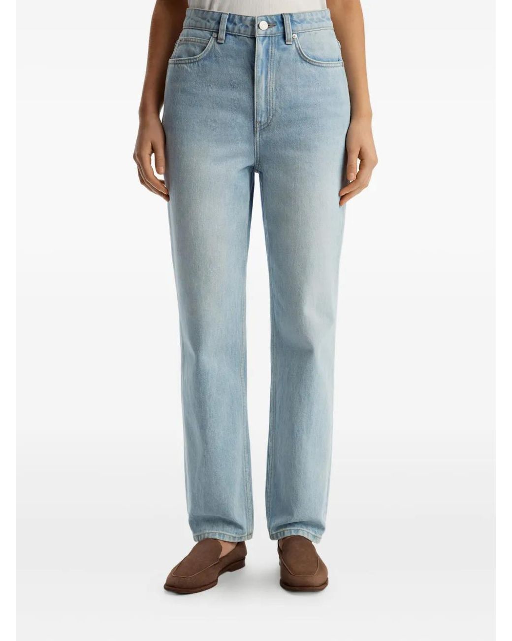 12 STOREEZ Blue 211 Mom-Fit Jeans