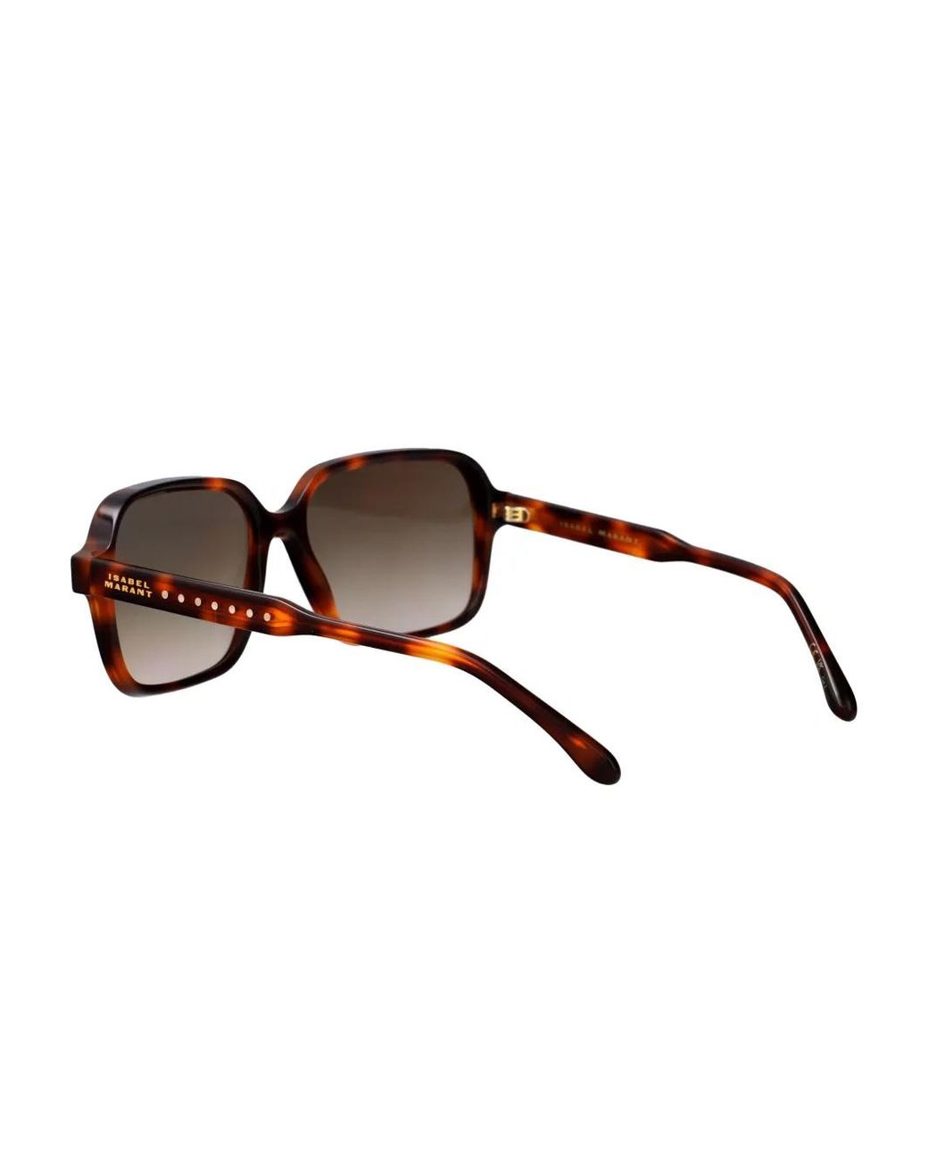 Isabel Marant Brown Square-Frame Sunglasses