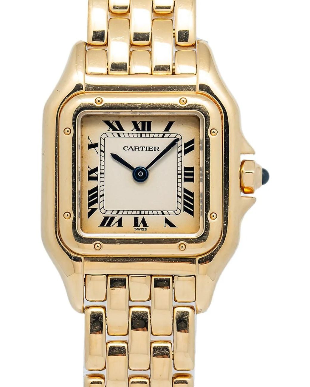 Cartier Metallic Panthere 22Mm Square Watch