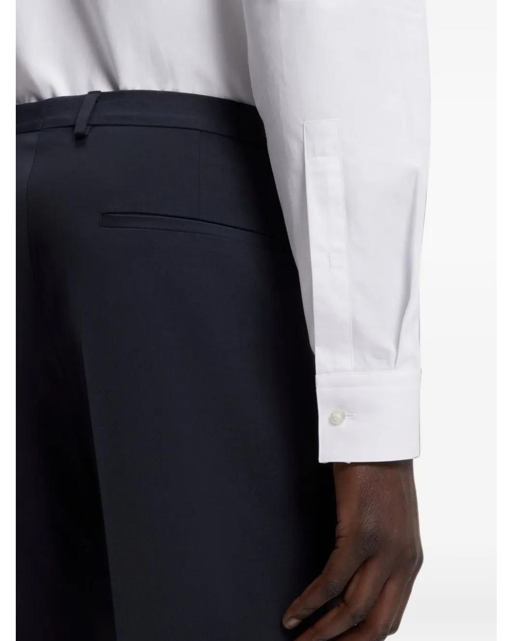 HUGO Blue Extra-Slim-Fit Trousers for men
