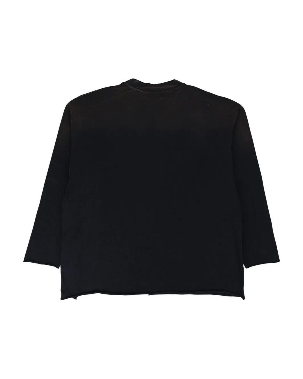 424 Black Whiskering-Effect Jacket for men
