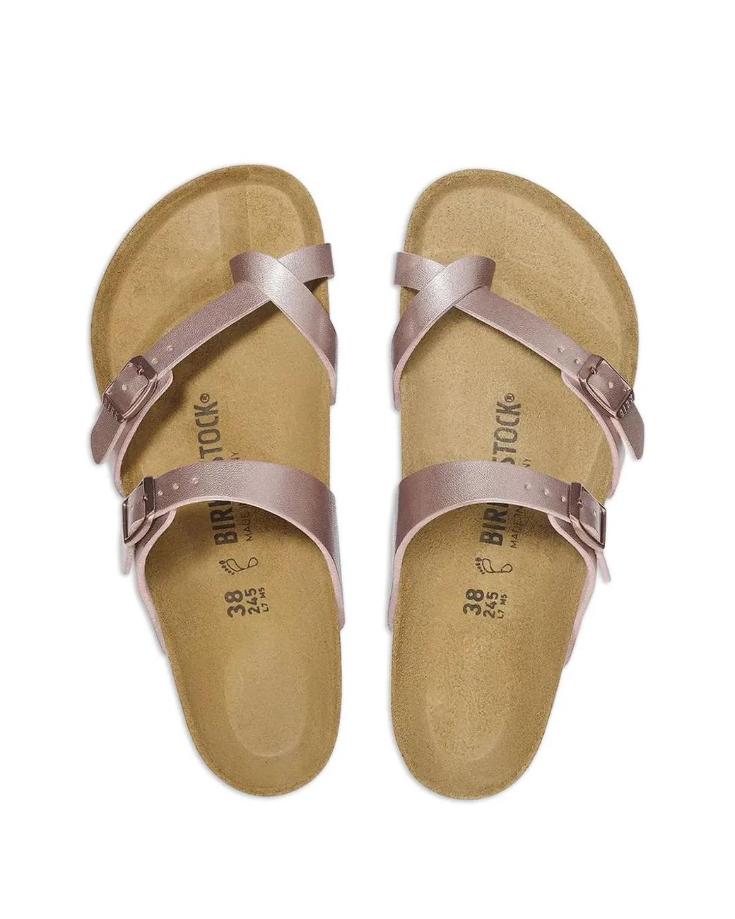 Birkenstock White Sandales Mayari À Boucle