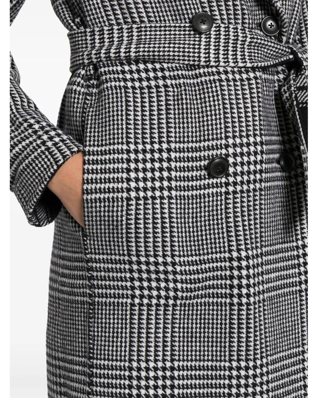 Tommy Hilfiger Gray Reversible Belted Coat
