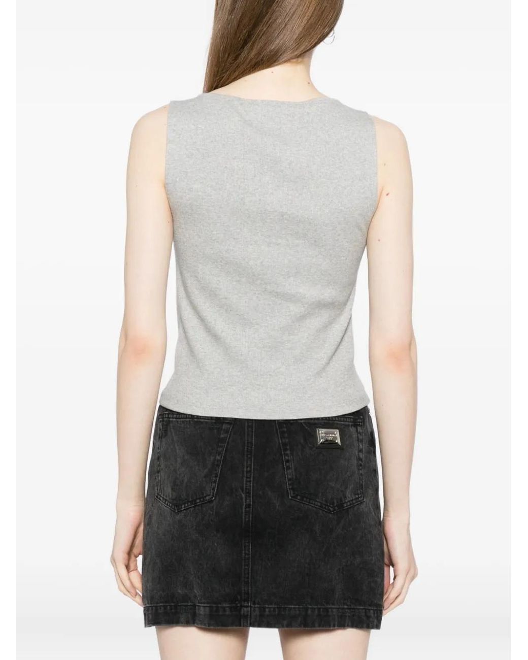 Reformation Gray Hudson Top