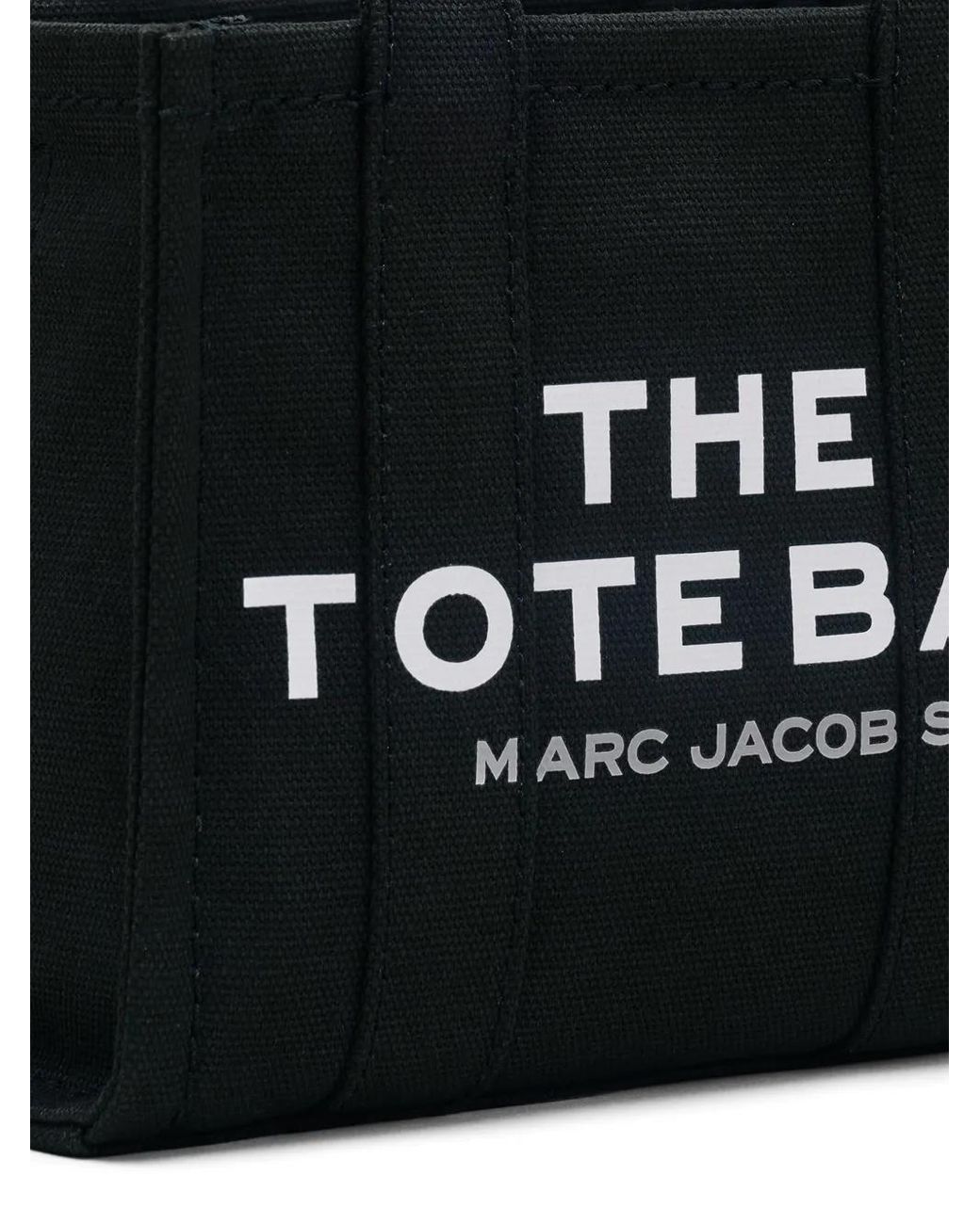 Marc Jacobs Black The Tote Bag Canvas Crossbody Bag