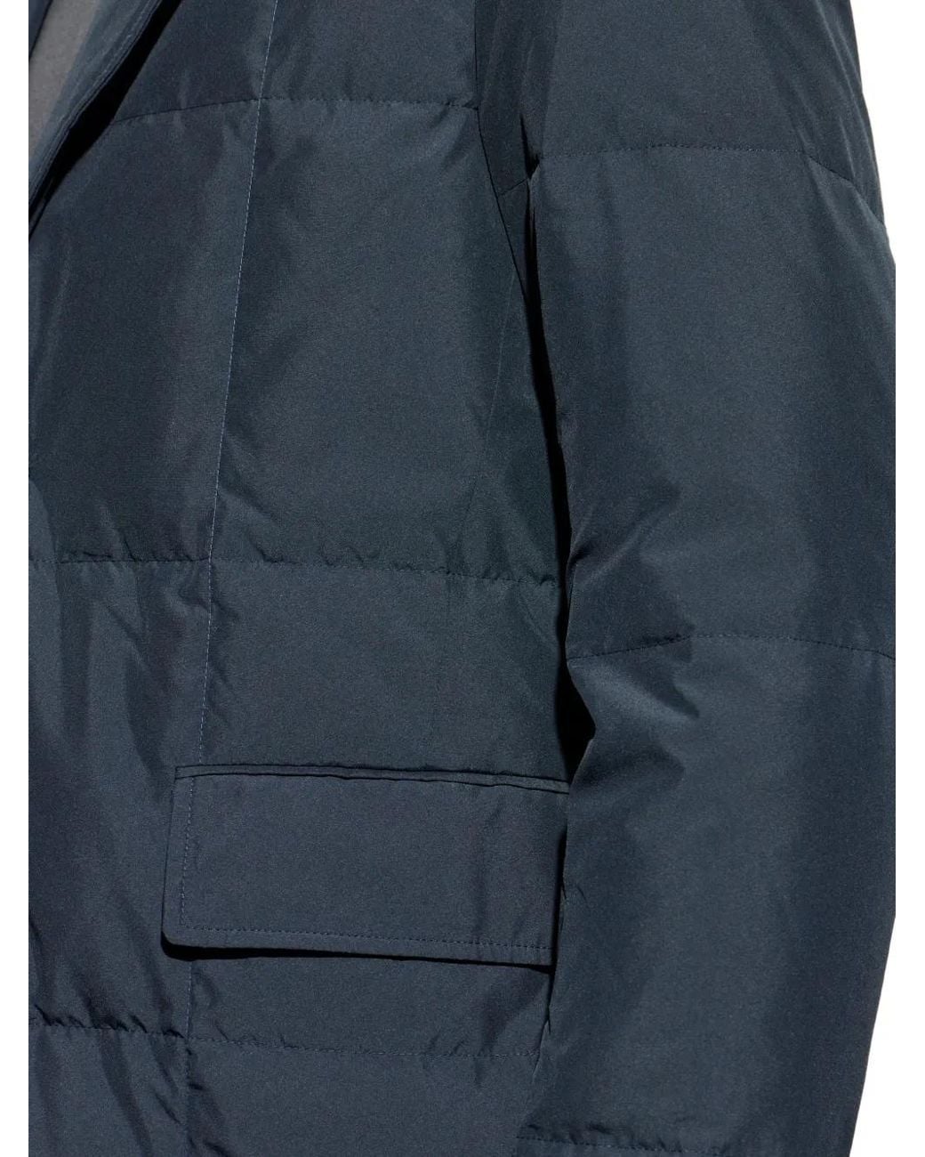 Paul Smith Blue Veste À Design Matelassé for men