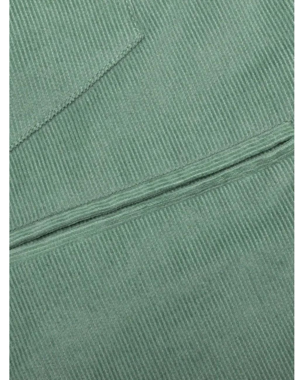 Advisory Board Crystals Green Studio Work Corduroy Buckle-Fastening Trousers for men