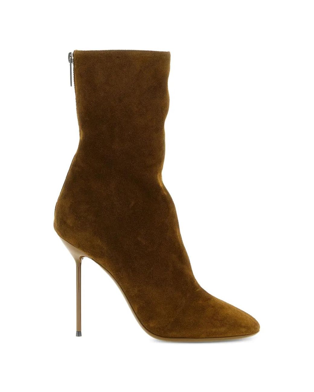 Paris Texas Brown Lidia Suede Ankle Boots