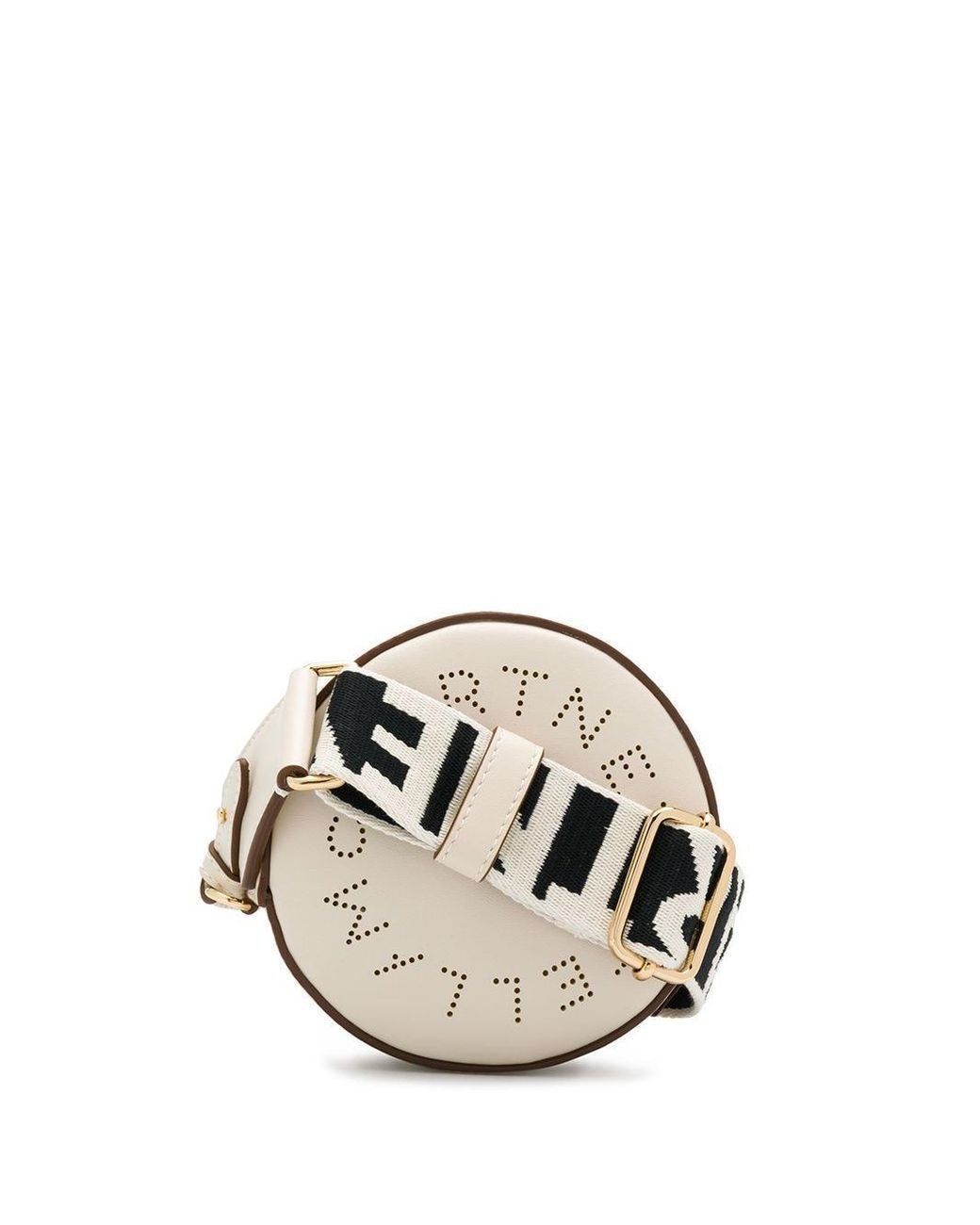 Stella mccartney logo store circle bag white