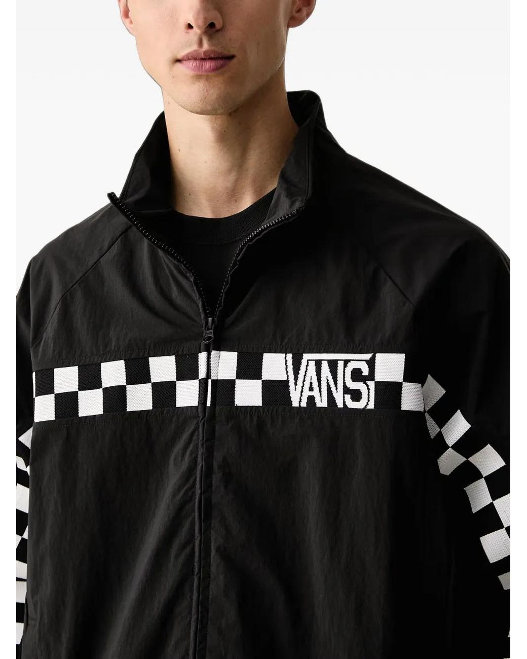 Vans Black Ronnie Zip-Up Sweatshirt for men