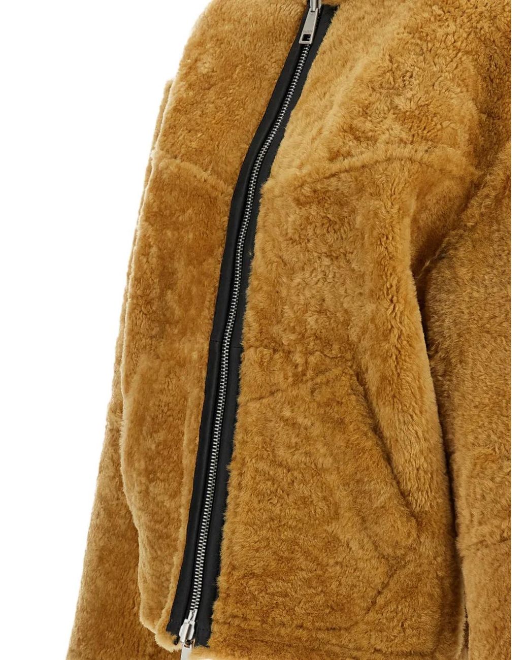 Halfboy Black Reversible Hooded Shearling Jacket