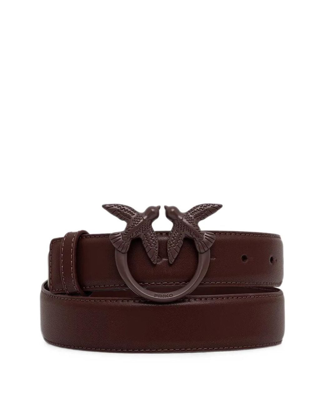 Pinko Brown Love Berry Belt