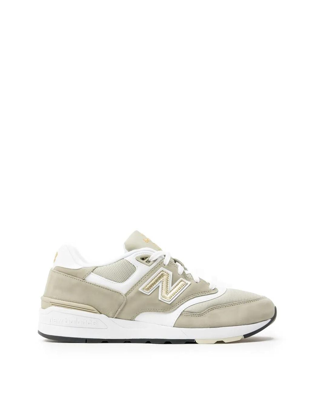 New Balance White 597 Sneakers for men