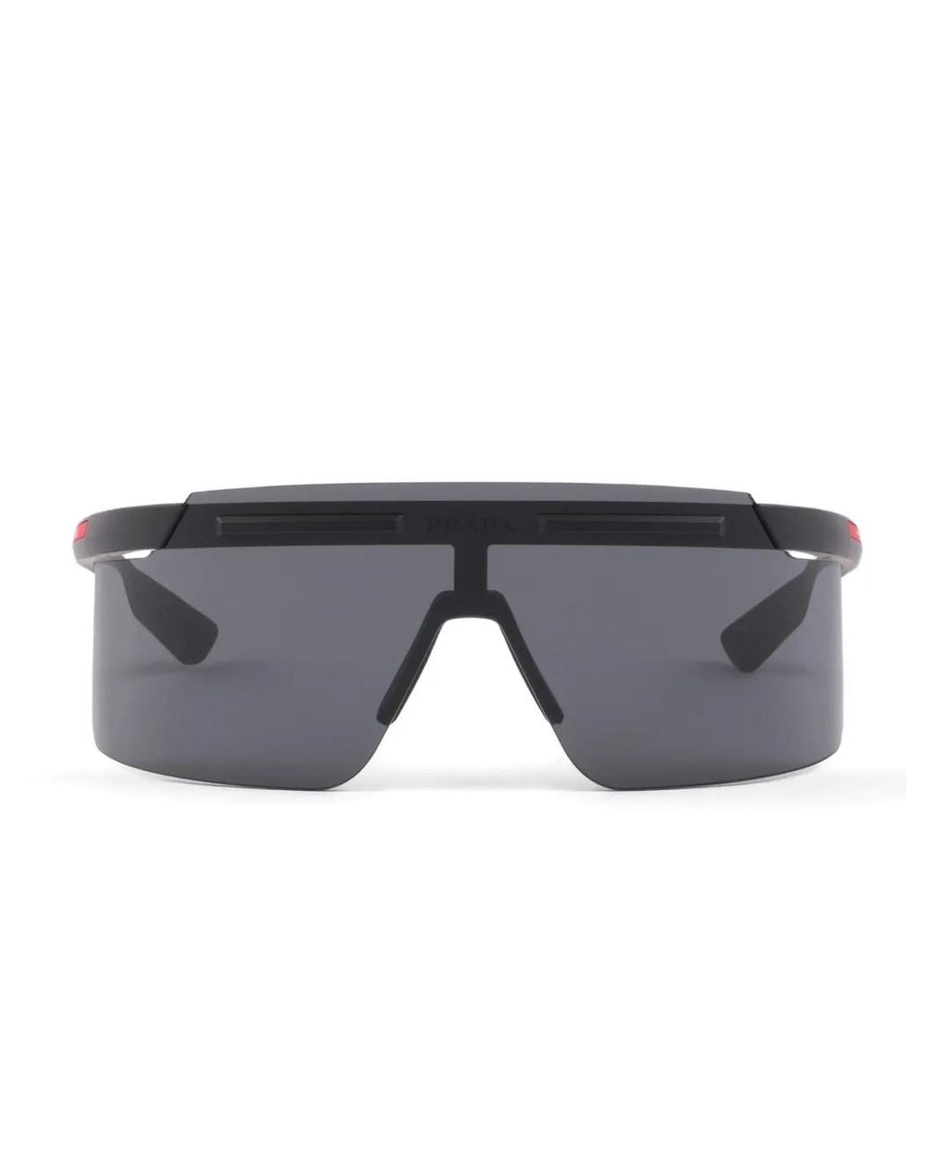Prada Gray Linea Rossa Active Sunglasses for men