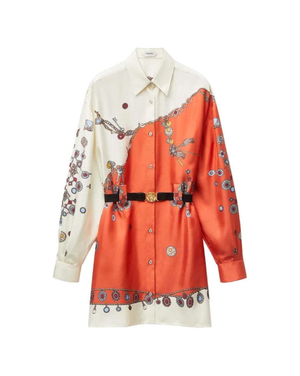 Abito Corto di Versace in Red
