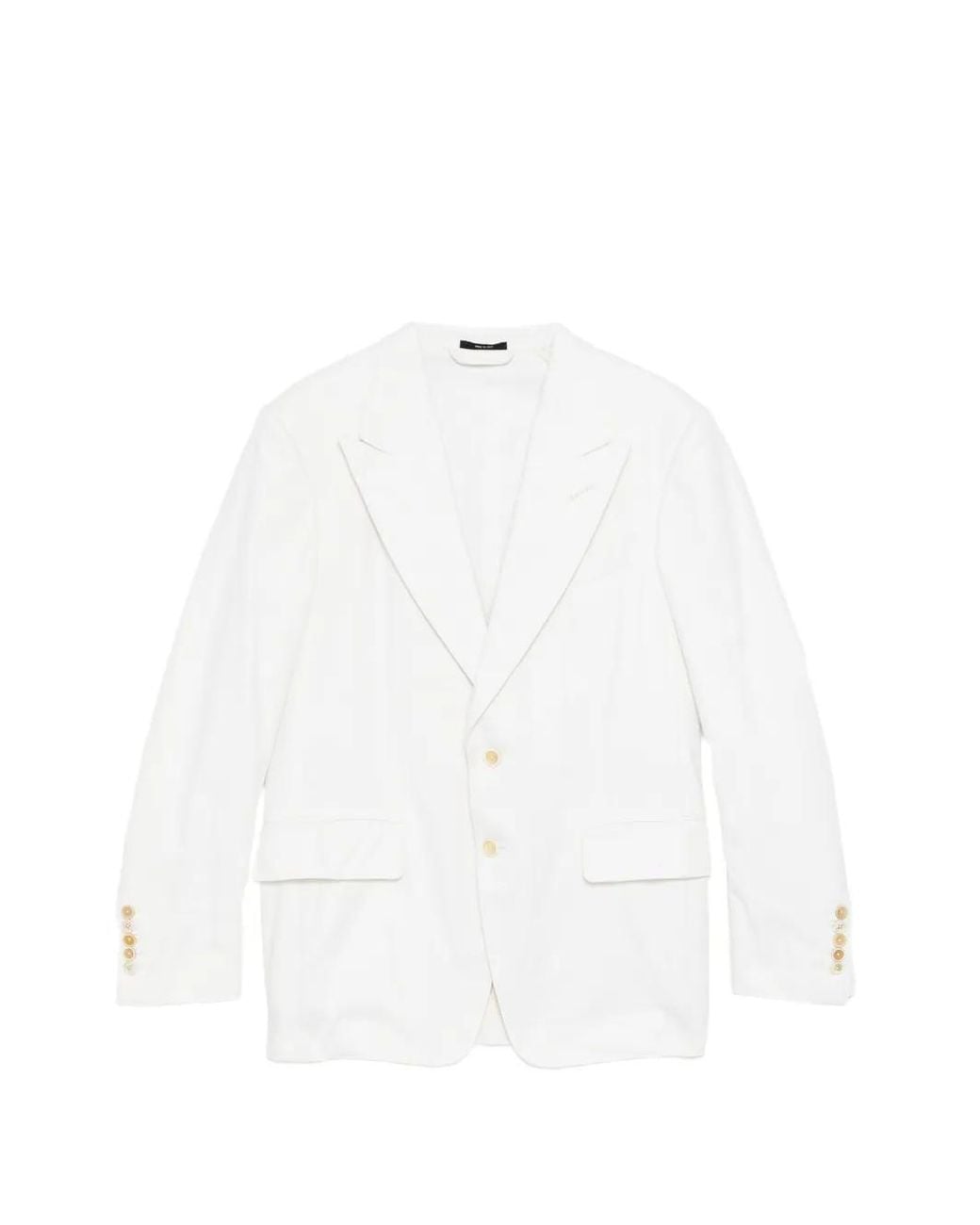 Tom Ford White Single-Breasted Blazer for men