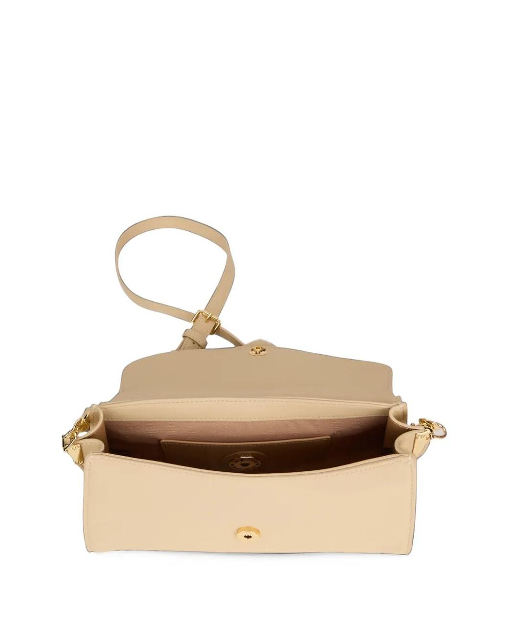 Love Moschino Natural Logo-Plaque Tote Bag