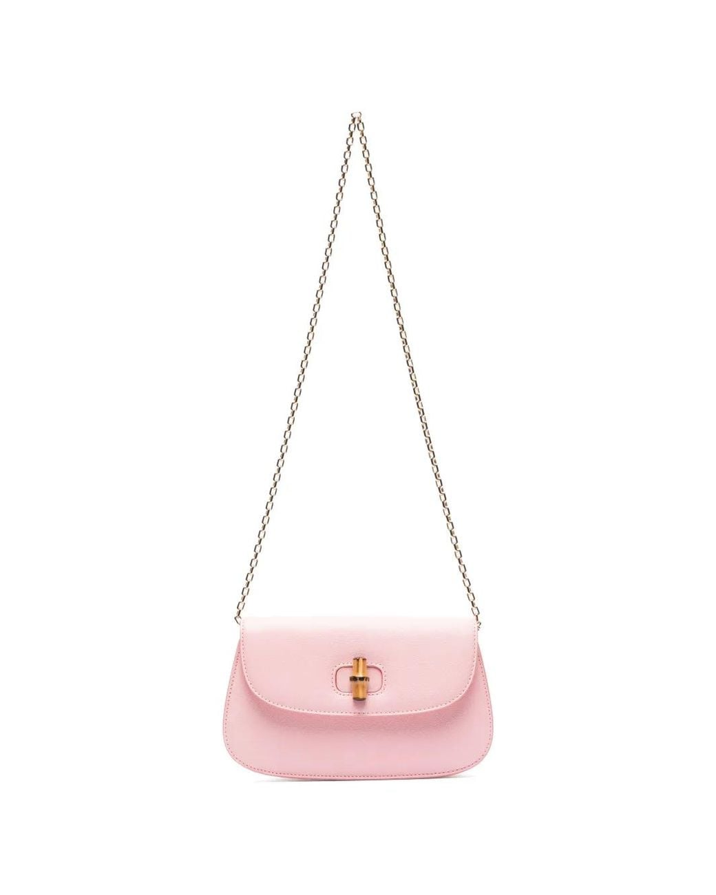 Bamboo Clutch di Gucci in Pink