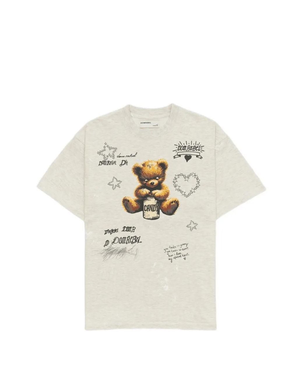 DOMREBEL White Treats Graphic-Print T-Shirt for men