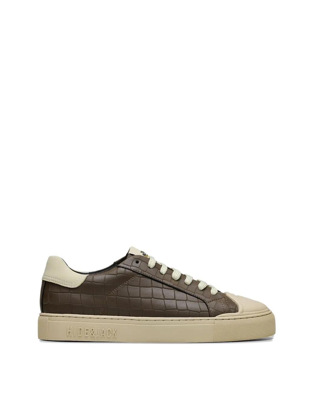 HIDE & JACK Brown Essence Low-Top Sneakers