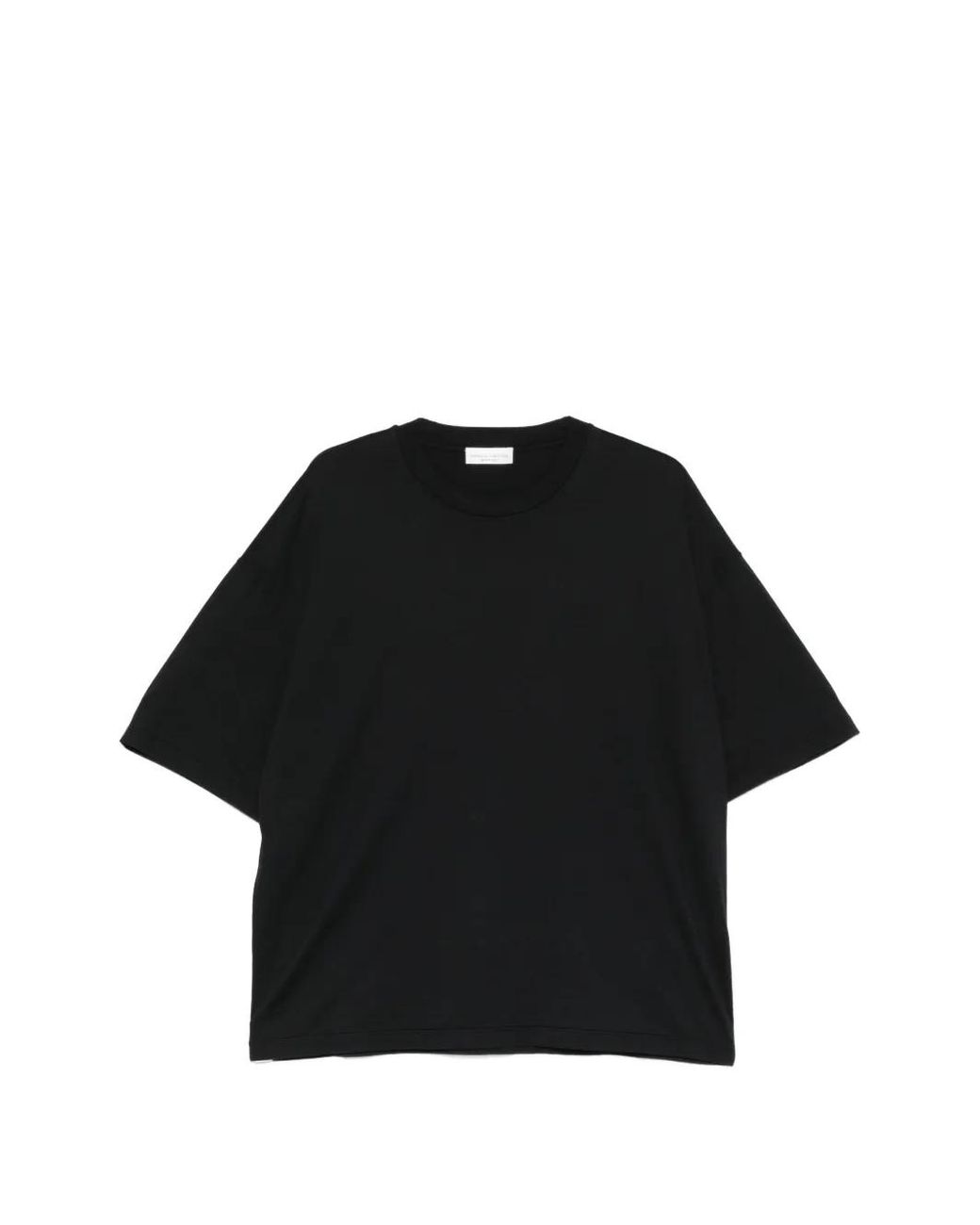 Roberto Collina Black Crew-Neck T-Shirt for men