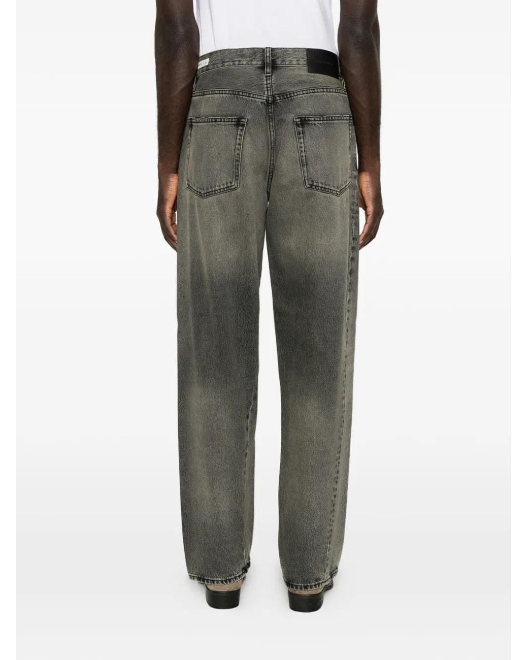 sunflower Gray Faded-Effect Jeans for men