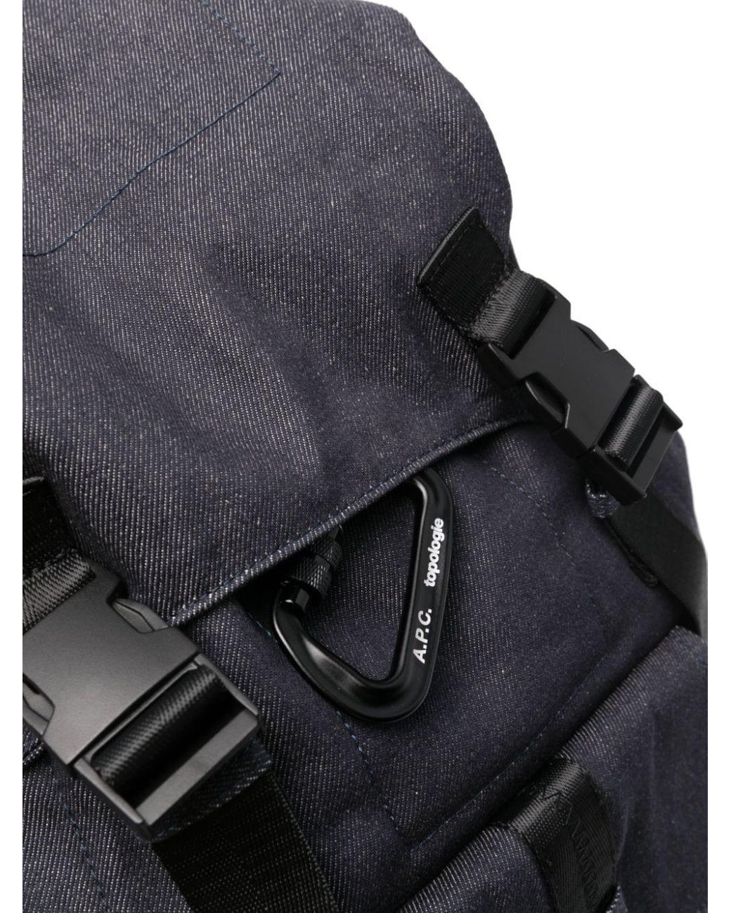 A.P.C. Topologie Backpack in Black | Lyst