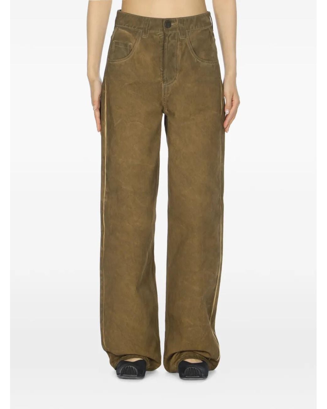 Uma Wang White Phyllis Trousers