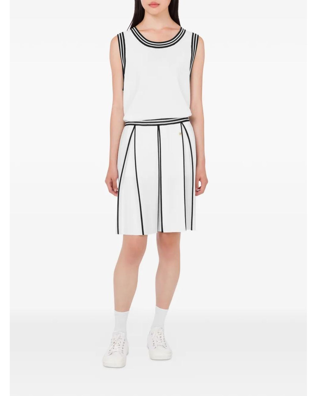 Moschino Blue Stretch Knit Skirt