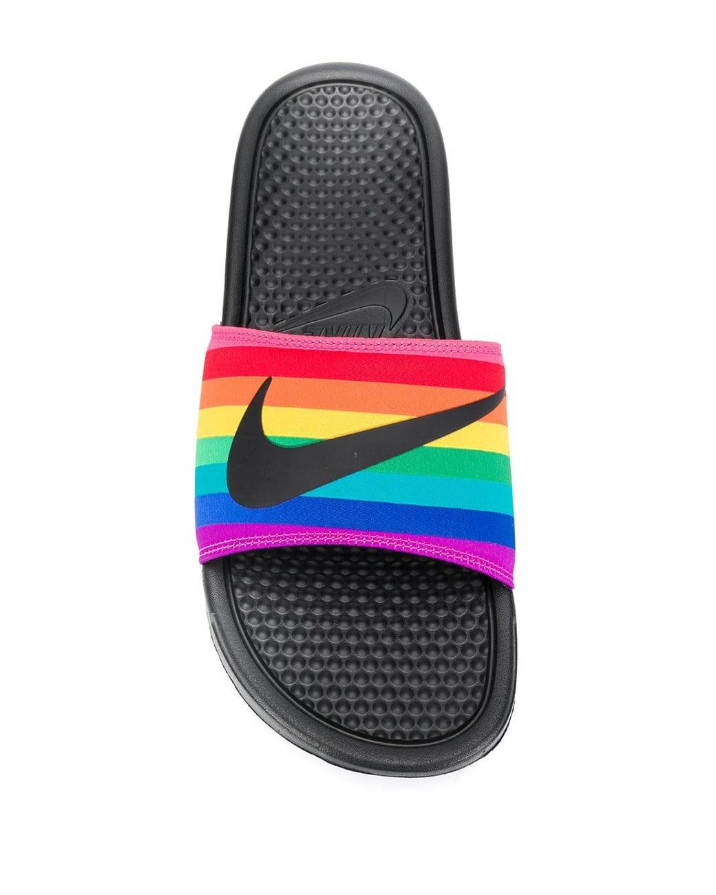 Nike Rainbow Slides in Black for Men | Lyst UK
