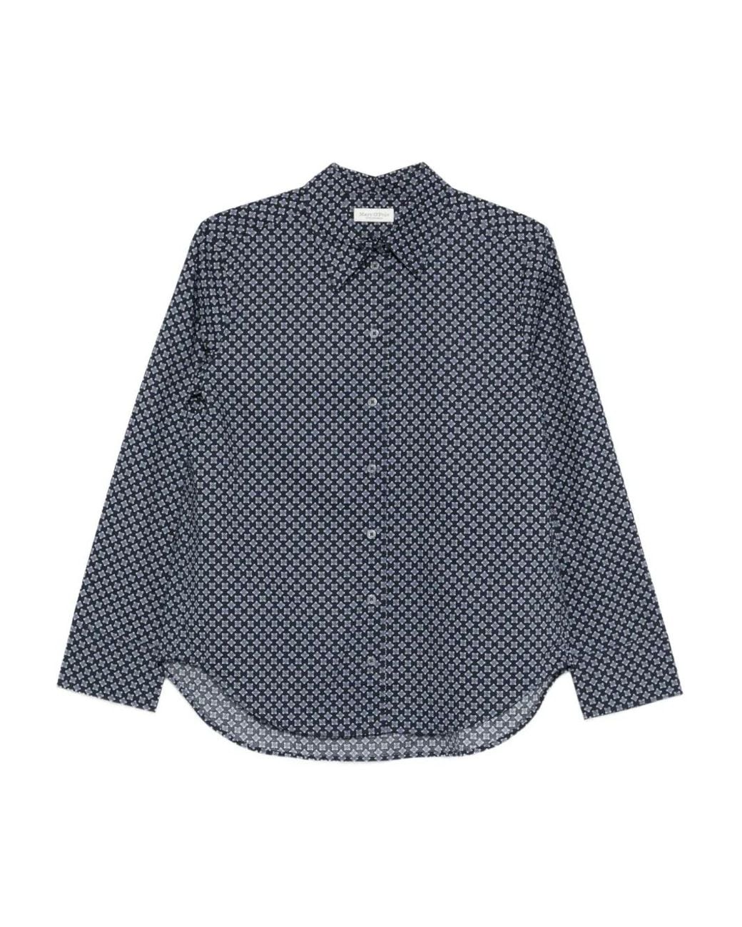 Top Estampado De Manga Larga Marc O' Polo de color Blue