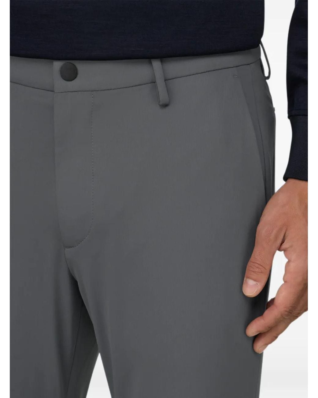 Boggi Stretch Nylon B Tech Broek in het Gray voor heren