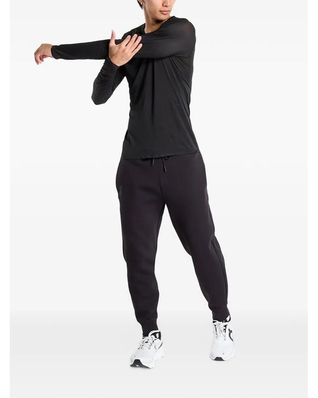 On Shoes Black Focus Tech Track Pants for men