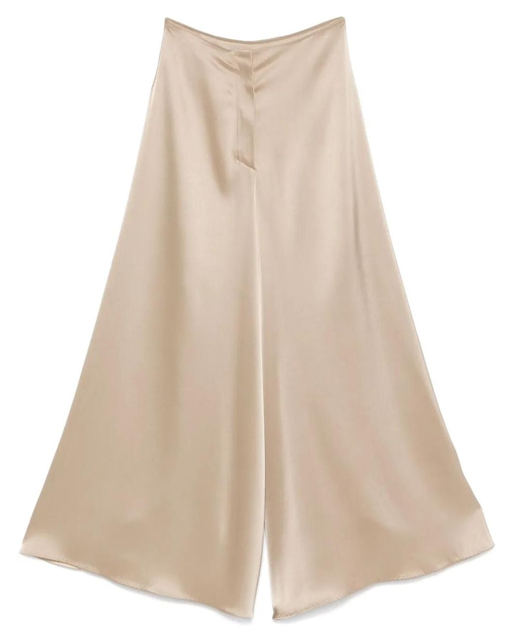 Nanushka Natural Satin Trousers