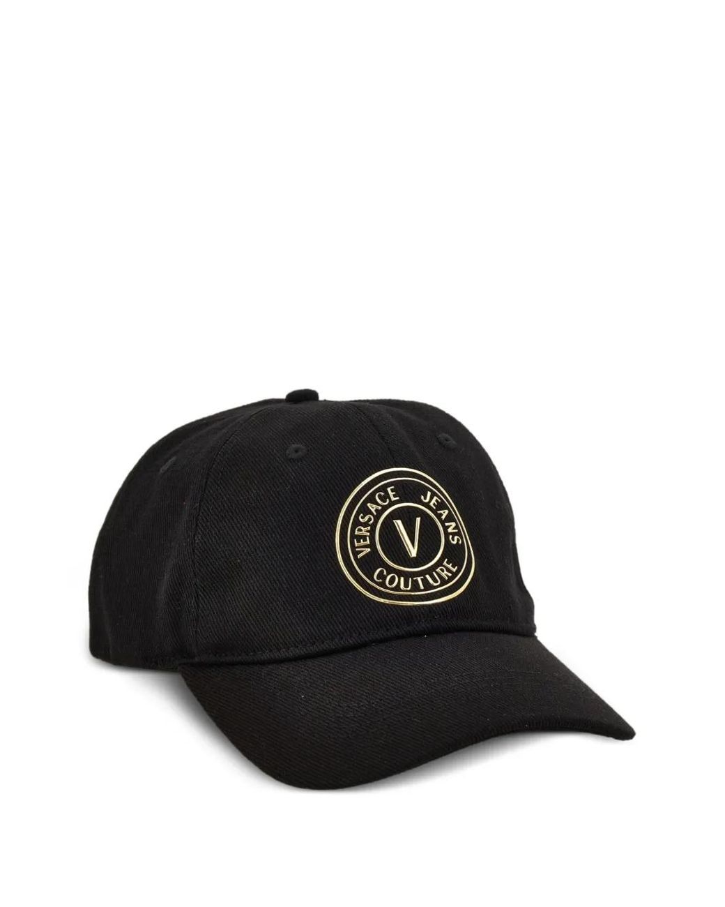 Versace Jeans Couture Black Logo Baseball Cap for men