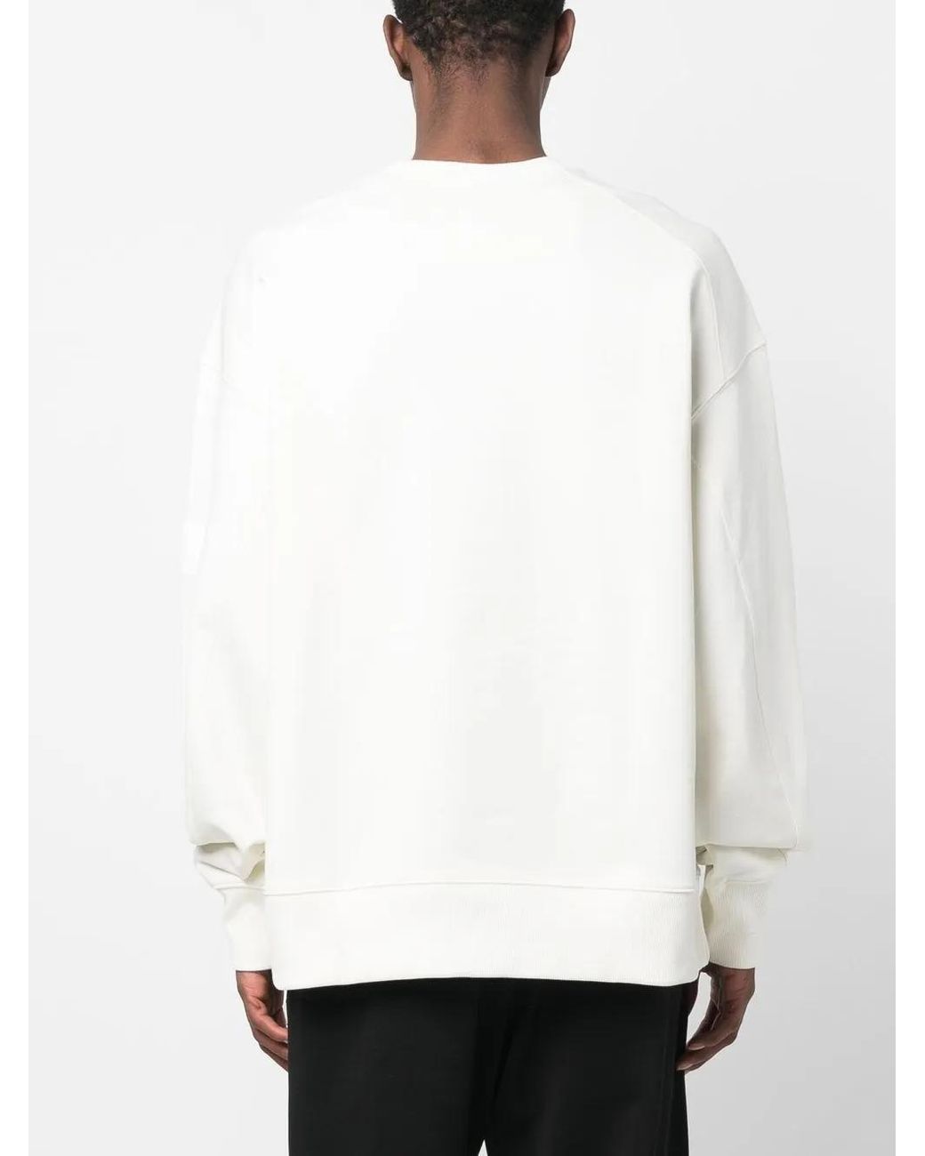 Y-3 White Organic Cotton Sweatshirt