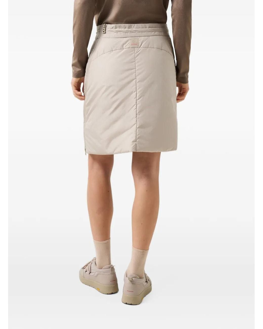 Bogner Fire + Ice Natural Belva Quilted Skirt