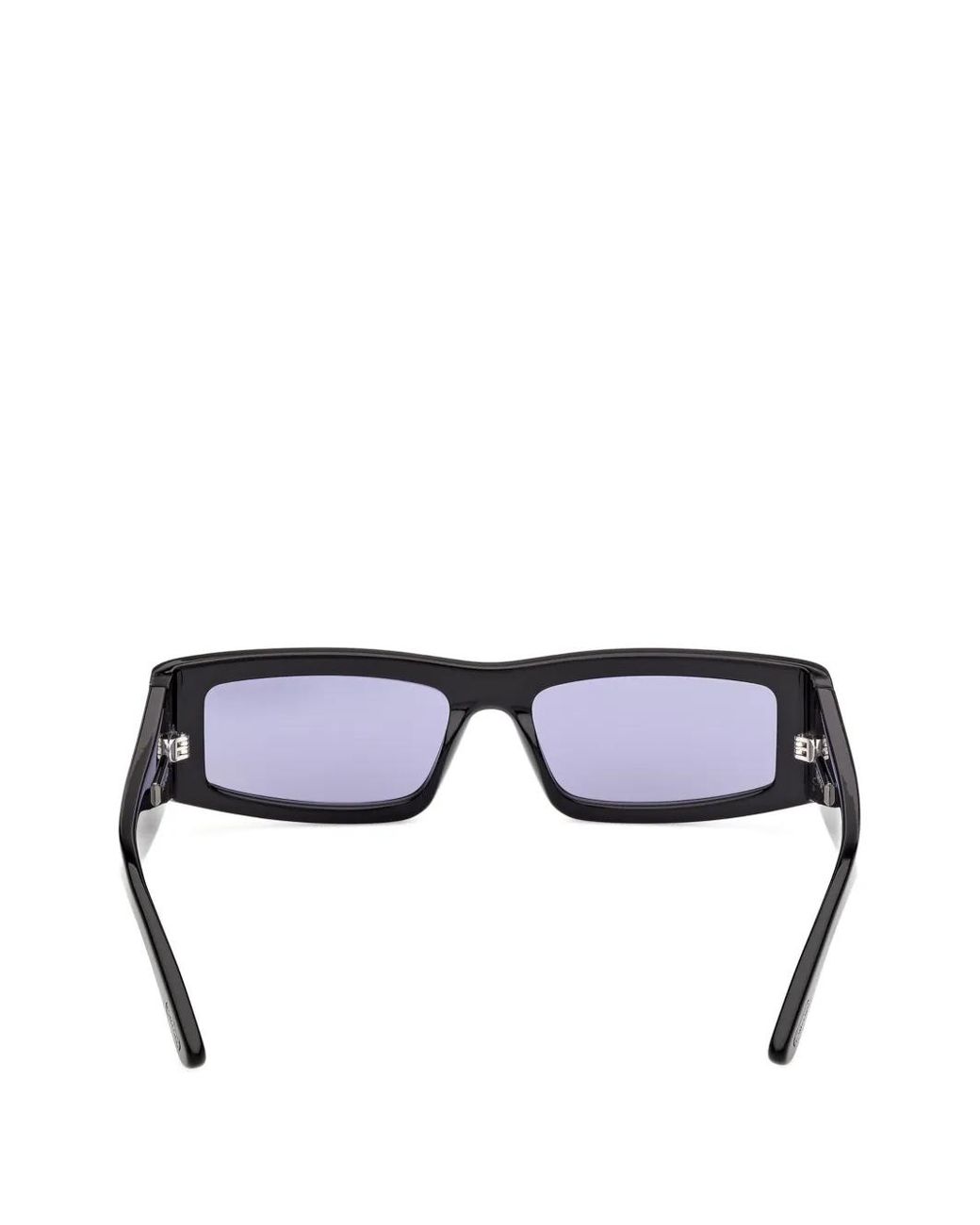 Tom Ford White Icon Rectangle-Frame Sunglasses