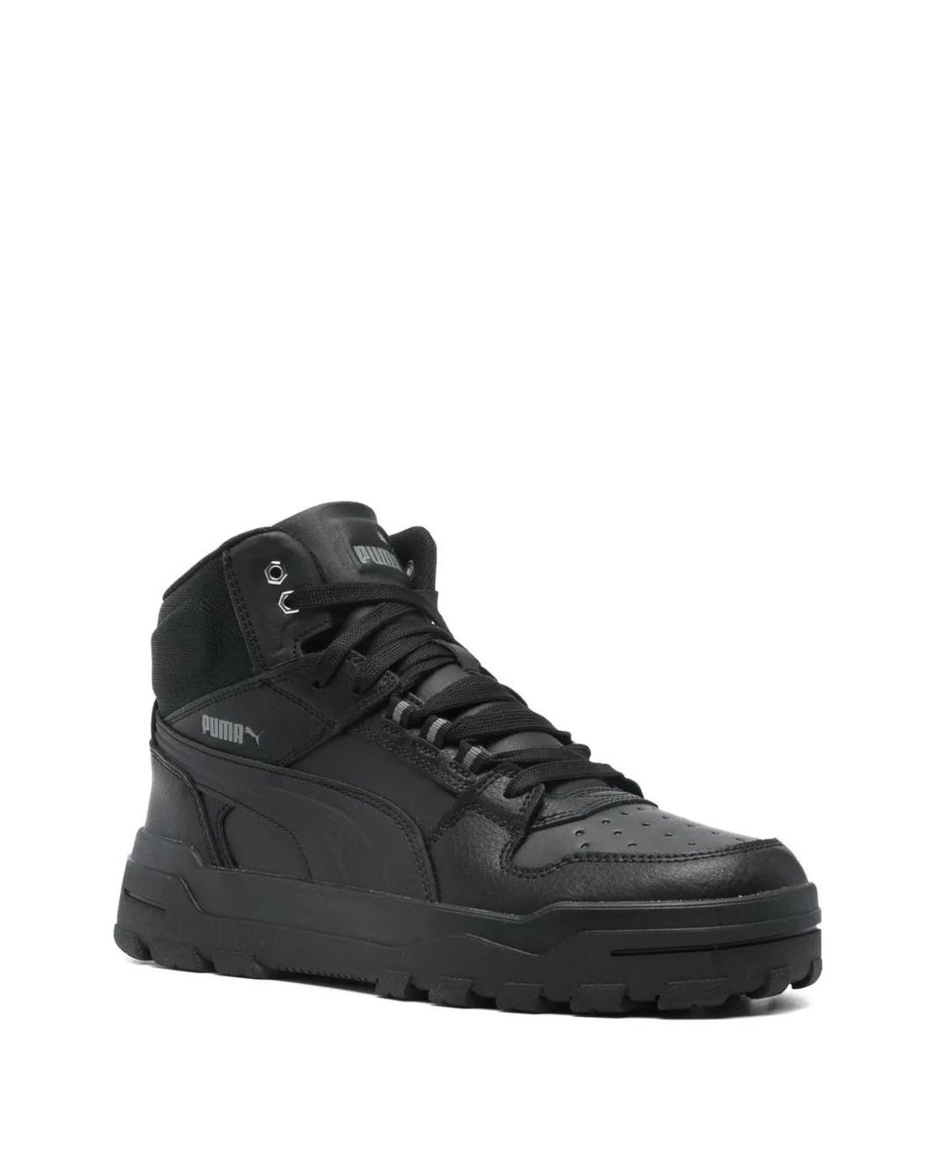 PUMA Black Rebound Sneakers