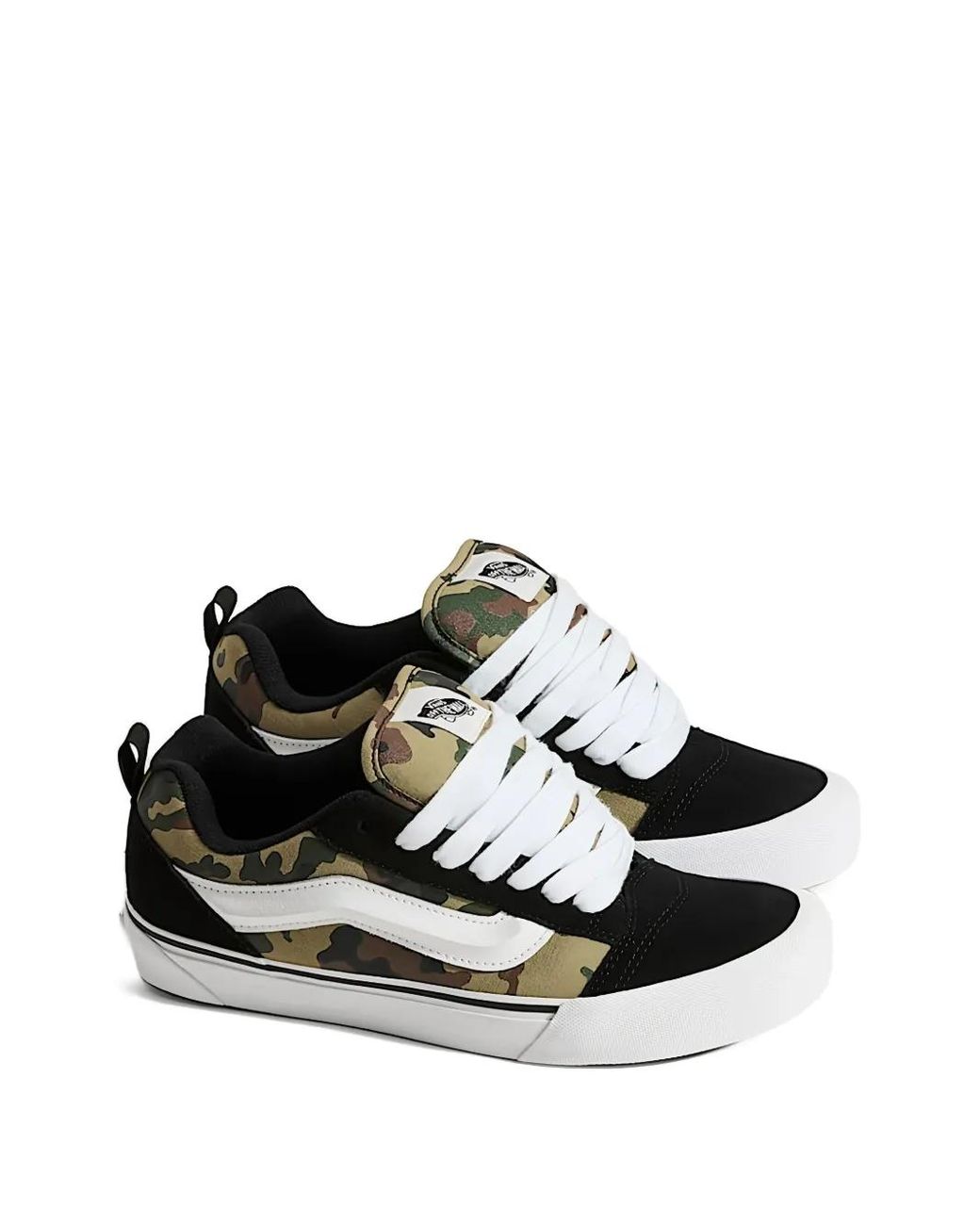 Vans Black Knu Skool "Camo" Sneakers for men