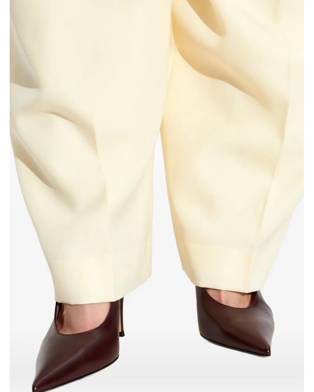 Gianvito Rossi Brown Sofia Pointed-Toe Slingback Pumps