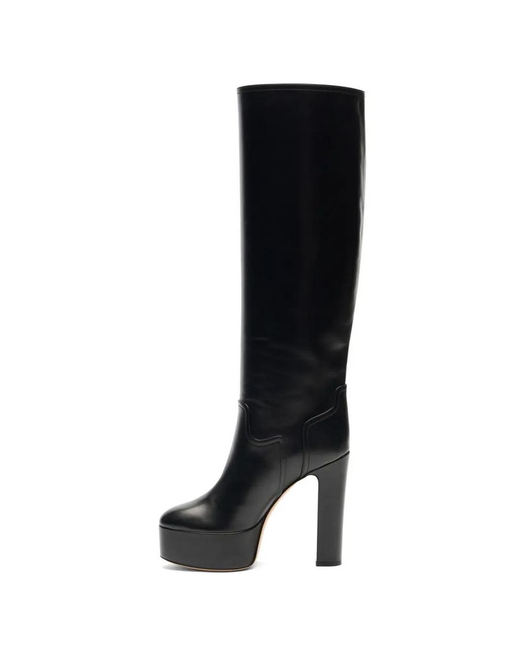 Casadei Black Patty To The Knees Boots