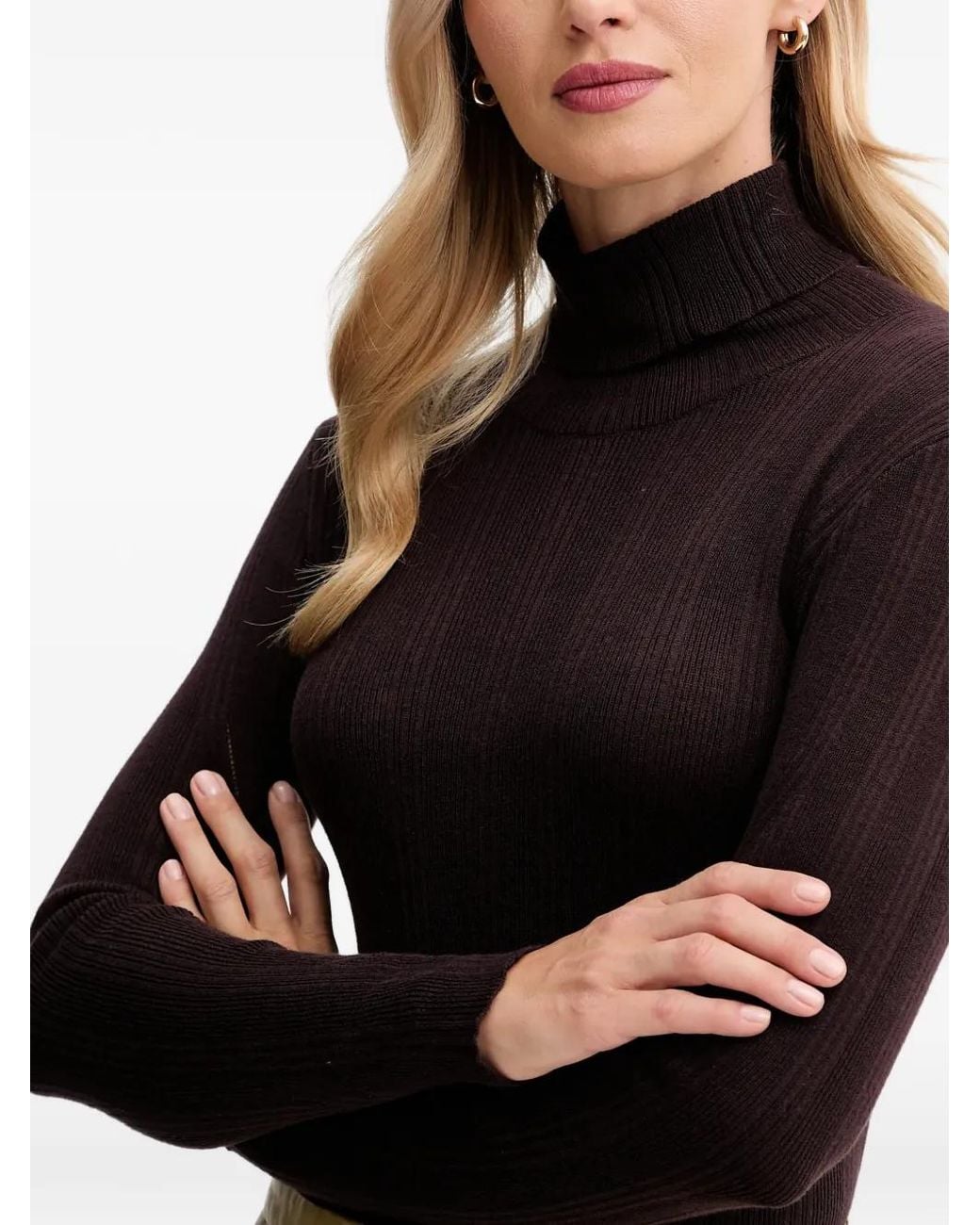 Sessun Black Roll-Neck Sweater