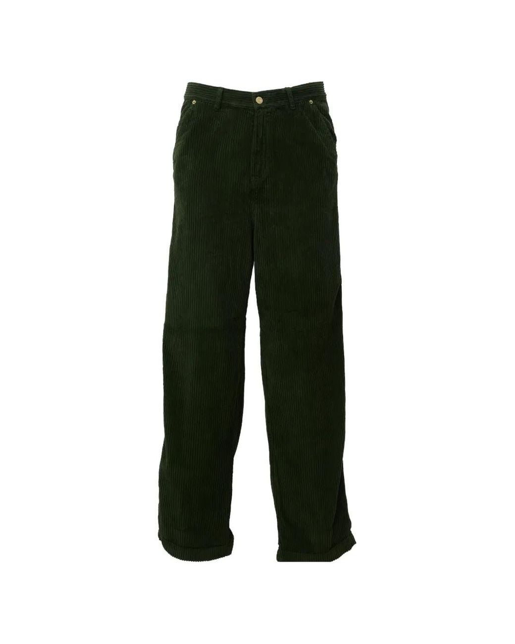 Drole de Monsieur Green Corduroy Trousers for men