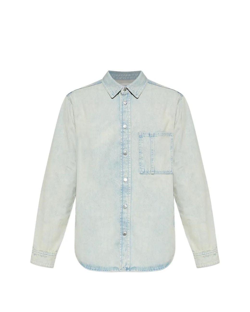 Samsøe & Samsøe Blue Sadamon Pocket Buttoned Shirt for men