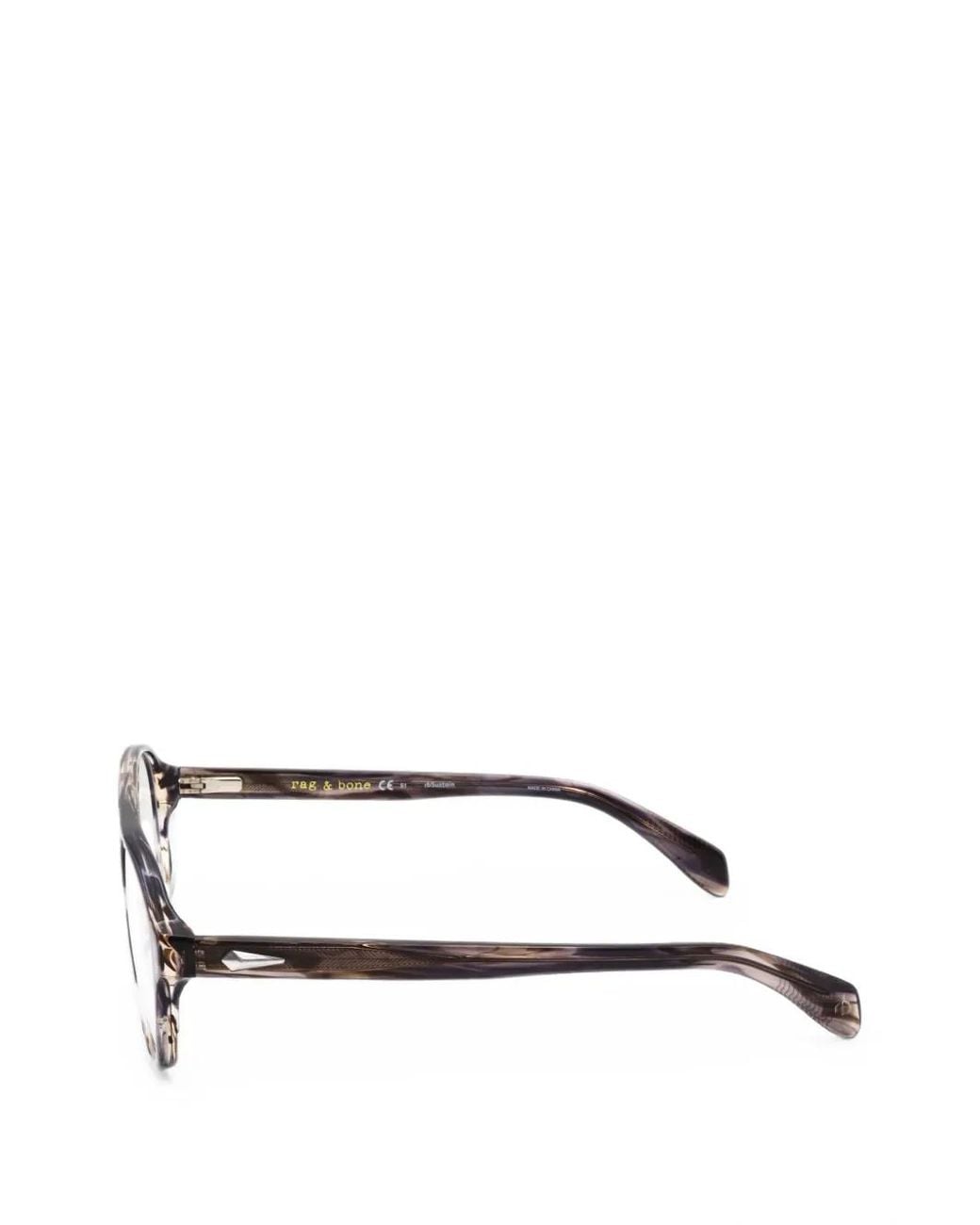 Rag & Bone White Lunettes De Vue À Monture Pilote for men