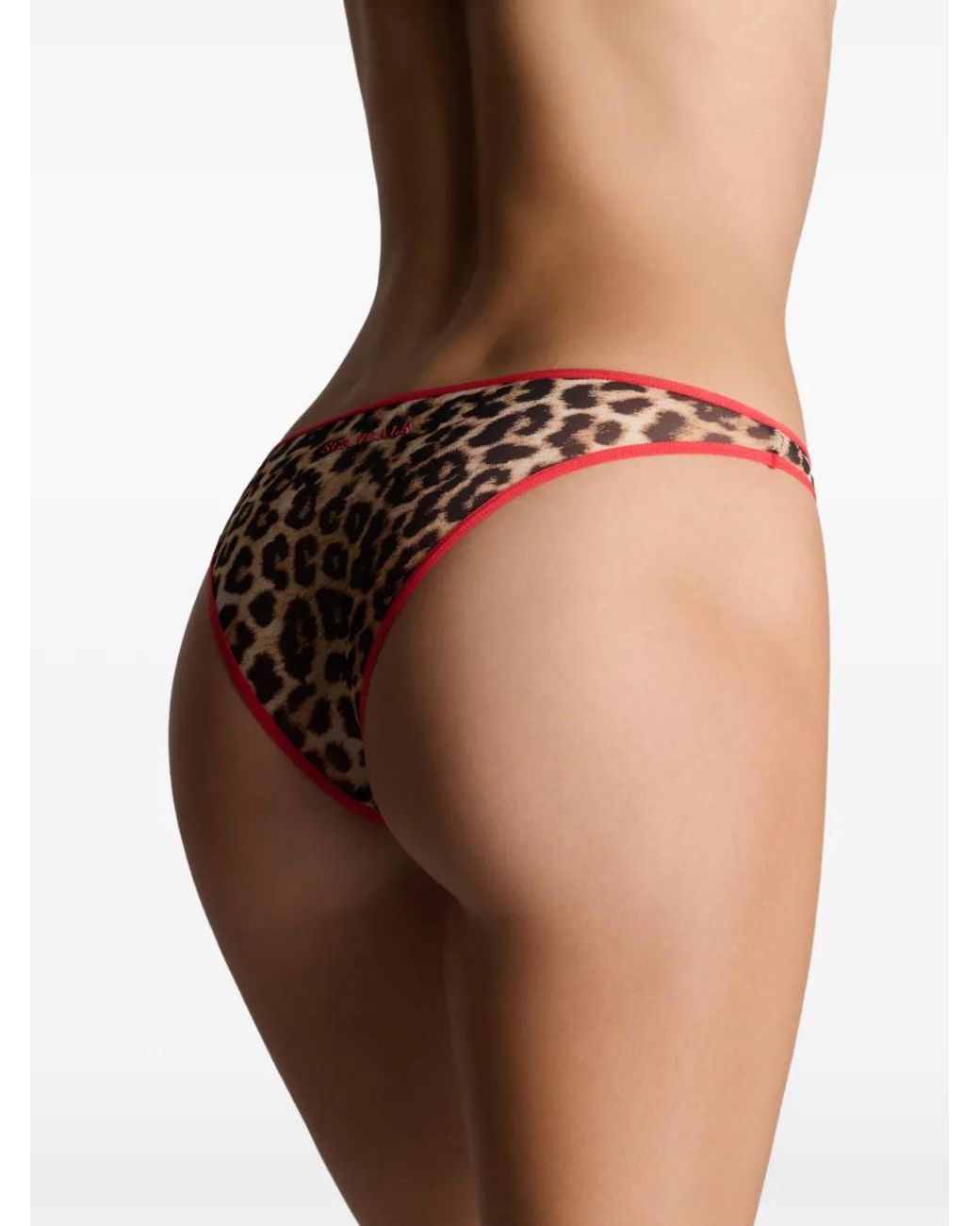 Scandale Multicolor Culotte Sauvage À Imprimé Léopard