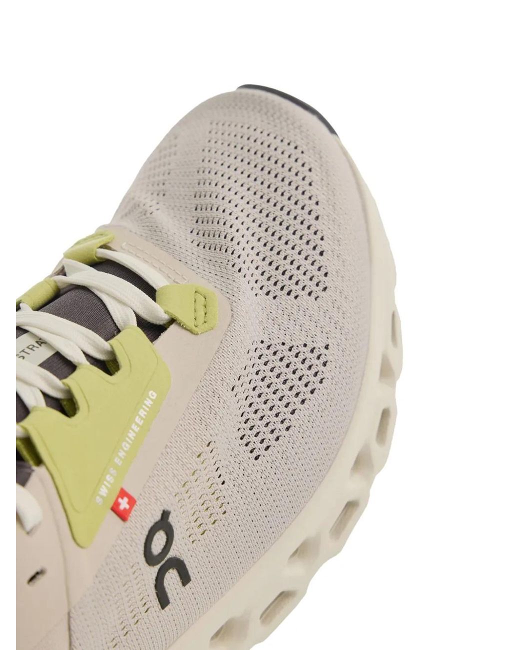 On Shoes White Cloudstratus 3 Sneakers